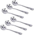HornTide 6-Piece Soup Spoon Set Bouillon Spoon Flatware Stainless Steel Mirror Polishing 6.5-Inch 16.6cm...