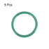 uxcell Fluorine Rubber O-Rings, 43mm OD 36mm ID 3.5mm Width FKM Seal Gasket for Machinery Plumbing, Green, Pack of 5...