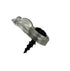 Glass Cabinet Panel Retainer Clips with Screws 25 Clips (Choose Your Offset and Color) by E.H.C. (Clear, 0/0 Flush)...