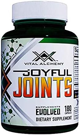 Joyful Joints by Vital Alchemy |Highest Grade Glucosamine, Turmeric, MSM, Bromelain, Hyaluronic Acid,Cissus, MSM,Bioperine Highest Potent Joint He...