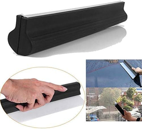 Car Water Blade, Automotive Wiper Blade Squeegee, Silicone Water Blade Quick Drying Wiper Blade Squeegee 10 Inch Black for Car Vehicle Windshield ...