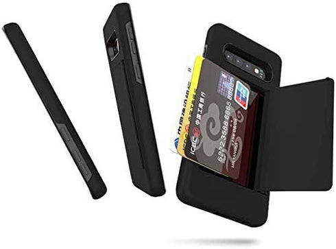 Asuwish Phone Case for Samsung Galaxy S10e with Tempered Glass Screen Protector Cover and Accessories Card Holder Slot Kickstand Protective Glaxay...