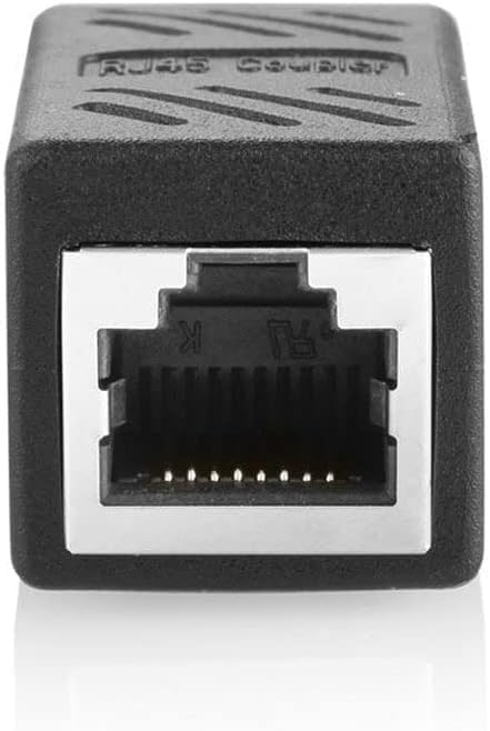 2Pcs RJ45 Coupler Connector Coupling Extension Adapter Cat6A Network LAN Ethernet Cable for Cat7/Cat6a/Cat5e Ethernet Cable Extender Adapter Femal...