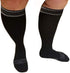 Compression Socks Woman XWide Calf - Firm Gradient Support, Ankle and Arch Support. Knee High | Plus Size Premium Cotton Hosiery with padded soles...