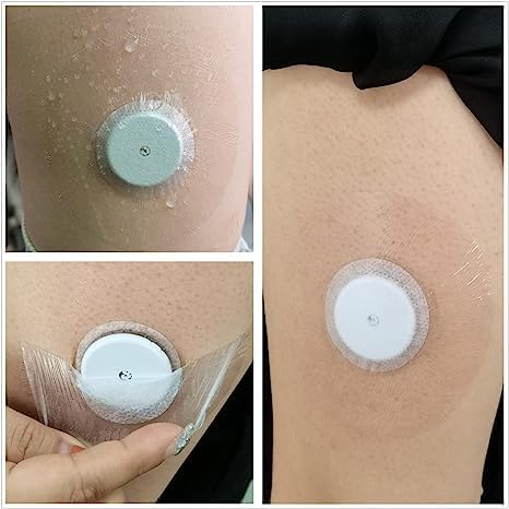 Freestyle Sensor Covers 40Pack, Libre 1/2/3 Sensor Covers Waterproof Sensor Patches for Enlite Medtronic Guardian CGM Tape, Non-Adhesive on The Ce...