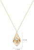 Unique Pearl Calla Lily Flower Necklace Charm Gold Silver Tone Pendant Jewelry Bridesmaid Gift...