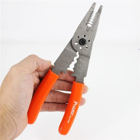 7in1 Proskit 8PK-CT009 Multi-Purpose Pliers Crimping Tool Metric Size Wire Cutter Cable Stripper...
