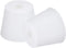 MECCANIXITY Silicone Rubber Tapered Plug 28mm to 37mm with Hole White for Powder Coating, Painting, Anodizing, Plating, Sandblasting, Laboratory U...