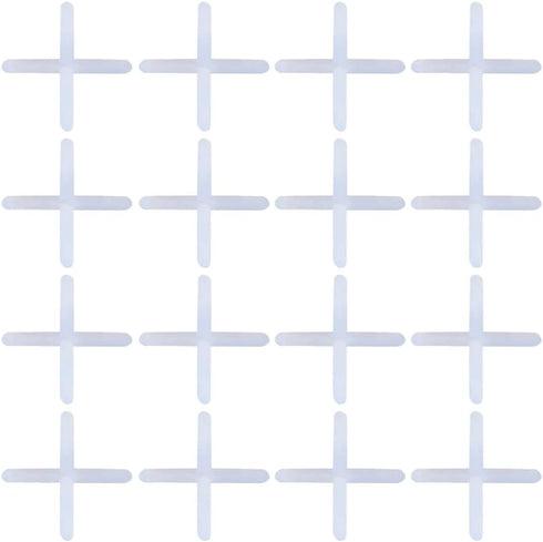 500 Pieces Tile Spacers Tiles Leveler Spacers Tile Levelers Wall Floor Cross Spacers Tile Separators for Ceramic Tile and Stone Installation (1.5m...