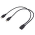 chenyang Mini USB Female 1 to 2 Mini USB Male Splitter Extension Charge Cable...