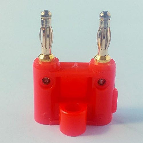 CESS Dual 2-Way Speaker Banana Male Plug Cable Connectors - Banana Dual Plug (10 Pack)...