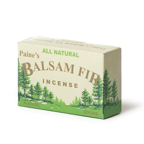 40 Balsam Sticks and Holder - Paine's Fir Balsam Incense...