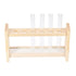 uxcell Wooden Test Tube Holder Rack 6 Wells for 10ml Centrifuge Tubes...
