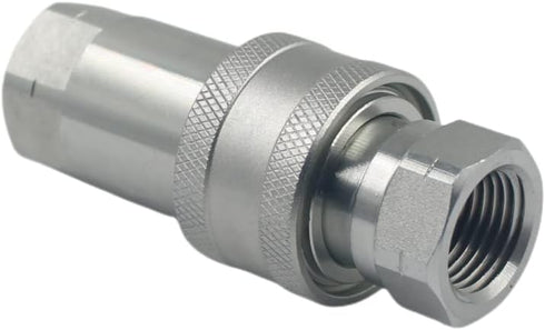 1/4" NPT ISO 7241-A Hydraulic Quick Connect Couplers Set Tractor Hydraulic Quick Disconnect Coupler Hydraulic Coupling...