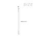Double Ended Stud Screws (M3 Thread 160mm Length) 20pcs, 304 Stainless Steel Dual Threaded Rod Bolts - for House Maintenance...