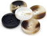 10 Pcs Imitation Horn Flatback Buttons Resin Buttons for Clothing Suit Coat Decorations DIY Accessories (04 Coffee, 15mm)...