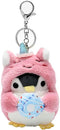 Unicorn Penguin Keychain, Pink Plush Keychain for Christmas Gift, Cute Keychain for Backpacks, Women's Keychain...