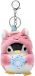 Unicorn Penguin Keychain, Pink Plush Keychain for Christmas Gift, Cute Keychain for Backpacks, Women's Keychain...