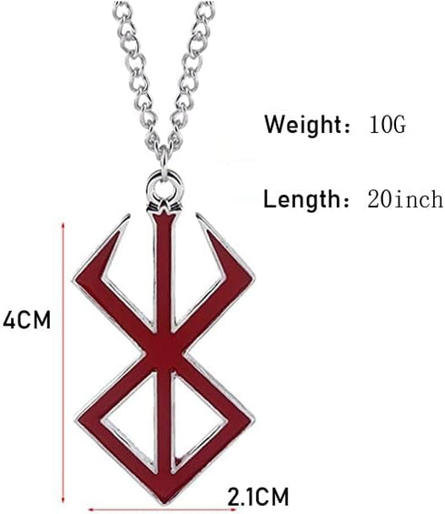 Necklace Brand Of The Sacrifice Logo Blood Red Pendant Necklaces...