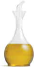 Eleton's Planet Pyriform 30oz Glass Olive Oil Dispenser Bottle, Oil & Vinegar Cruet with Pourers and NO Funnel Needed -Olive Oil Carafe Decanter f...