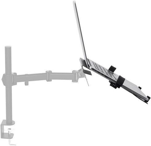 Monoprice Laptop Holder Attachment for Desk Mounts - Ideal for Work, Home, Office Laptops, Black - Workstream Collection...