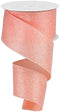 Iridescent Glitter Wired Edge Ribbon, 2.5 Inch x 10 Yards (Coral)...