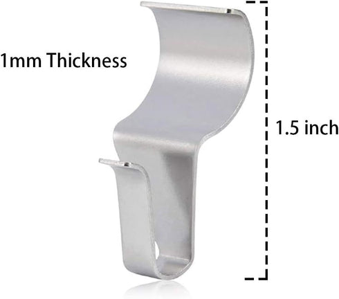 No-Hole Hooks Vinyl Siding Hangers - Low Profile- 4PK...