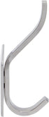 6 Pack Double Post Adhesive Wall Hooks, Heavy Duty Stainless Steel for Hanging Towel Coat Hat (3.6 in)...