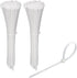 200 Pack Bulk KOOWIN Medium Nylon Plastic Cable Zip Ties 8 inch Wire Wraps White...