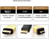 cablecc 3pcs/Set Micro & Mini HDMI to HDMI-Compatible 1.4 Female 2-in-1 Combo Adapter 4K@60hz...