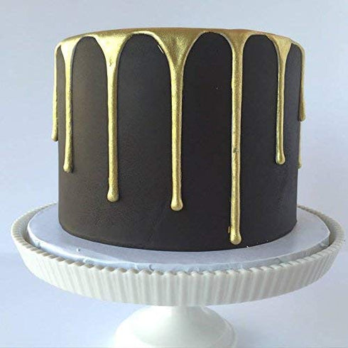 24 Karat Gold Luxury Luster Cake Dust, 5 grams for Cakes, Cupcakes, Cookies, Icing, Chocolate Wedding Party Baking Cupcake Cookie Ice Cream Decora...