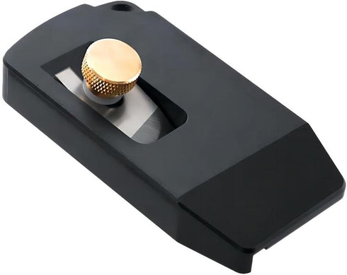 Woodworking Edge Trimmer,Hand Planer Edge Bander with High Speed Steel Blade,Edge Banding Cutter for PVC ABS Melamine Veneer,MG-027Bk...