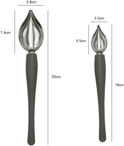 2 Pieces Precision Cooking Drawing Decoration Spoon Sauce Painting Spoon Chocolate Drawing Spoon Decorative Plate Coffee Cake Dessert for Cooking ...
