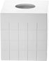 Creative Scents Polar White Tissue Box Cover Square – Decorative Tissue Holder for Bathroom, Tissue Box Holder with Wide Opening - White Bathroom ...