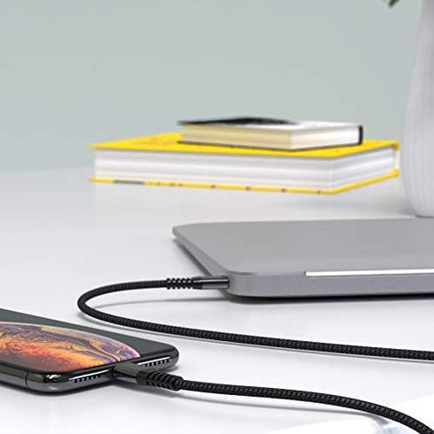 IFLASH USB C Charging/Data Cable, USB-C iPhone Fast Charging Cable Compatible with iPad 8th 2020, iPhone 12/11/11 Pro/11 Pro Max/X/XS/XR/8, Suppor...