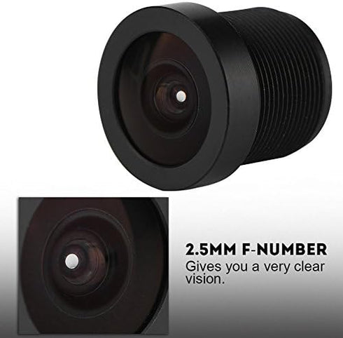 CCTV Camera Lens, 2.1mm Camera Lens 150° Wide Angle M12*0.5 IP Camera Lens for 1/3'' & 1/2.9'' CCD Chips, This Camera Lens with IR Night Vision Fu...