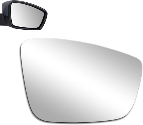 Mirror Glass Right Passenger Side Replacement fit for 2012-2019 Volkswagen Beetle 2011-2018 Volkswagen Jetta 2013-2015 Volkswagen Passat RH With A...