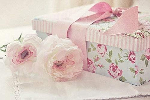 Ribest Light Pink Grosgrain Ribbon, 3/8 Inch 50 Yards, Light Pink Ribbon for Gift Wrapping Flower Bouquet Hair Bows Wedding Decoration...