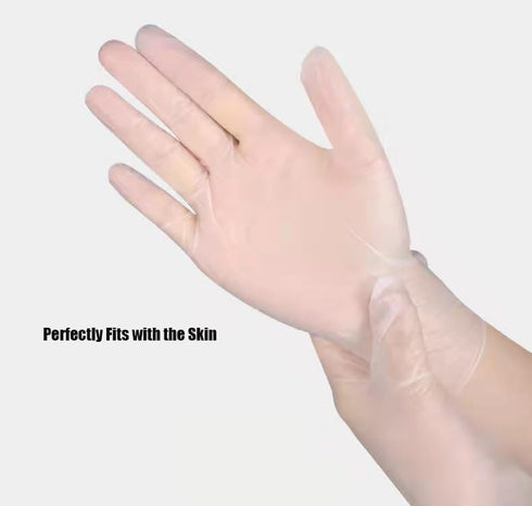 Disposable Gloves L, Food Safe| Latex-Free and Powder-Free Clear Vinyl Gloves for Cooking, Food Prep, Household Cleaning (L, 600)...