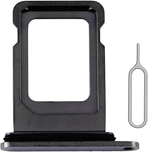 SIM Card Tray Holder Slot Replacement for iPhone 13 Pro and iPhone 13 Pro Max (Graphite) with Waterproof Rubber Ring and Eject Pin (Single Sim Ver...