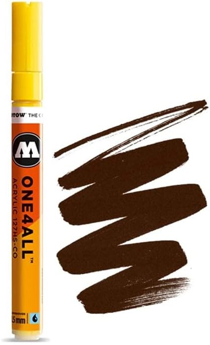 MOLOTOW ONE4ALL Acrylic Paint Marker, 1.5mm, Hazelnut, 1 Each (127.410)...
