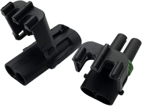 10 PACK 14-16 AWG Gauge 2 Pin Position Terminal Weather Pack WeatherPack Connector Male Female Set Weather Proof 10 COMPLETE KITS...
