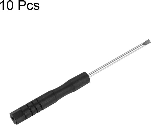 uxcell Mini Slotted Screwdriver, 2.0mm Flat Head for Watch Eyeglasses Electronics Repair, 10 Pcs...