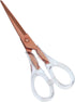 Stylish Acrylic Rose Gold Multipurpose Scissors Stainless Steel 6.3 Inches Office Scissors Desktop Stationery for Cutting Heavy Duty Leather Arts ...