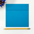 LUXPaper Square Invitation Envelopes | Peel & Press | 6" x 6" | Pool Blue | 80lb. Text | 50 Qty...