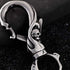 Birch & Bliss 316L Stainless Steel Swivel Skull Keychain | Keyring - Blackstatic Collection | Graduation & Fathers Day - Gifts For Men...