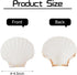 6PCS 4inch Scallop Shells, White Sea Shell for Crafting, DIY Painting, Home Wedding Decoration Natural Scallop Shells...