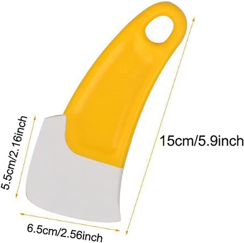 3 Pcs Silicone Pan Cleaning Scraper,Household Pots and Dishes Greasy Cleaning Tools,Heat Resistant Cleaning Scraper in Kitchen...