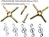 Gavin parts shop 738-04124A Shear Pins & 714-04040 Cotter Pins for MTD Cub Cadet Snow Blower 10 Set (0.25" x 1.5")...