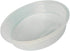 4Pcs Plastic Round Birds Feeding Station Tray Water Dish Feeder Durable White...